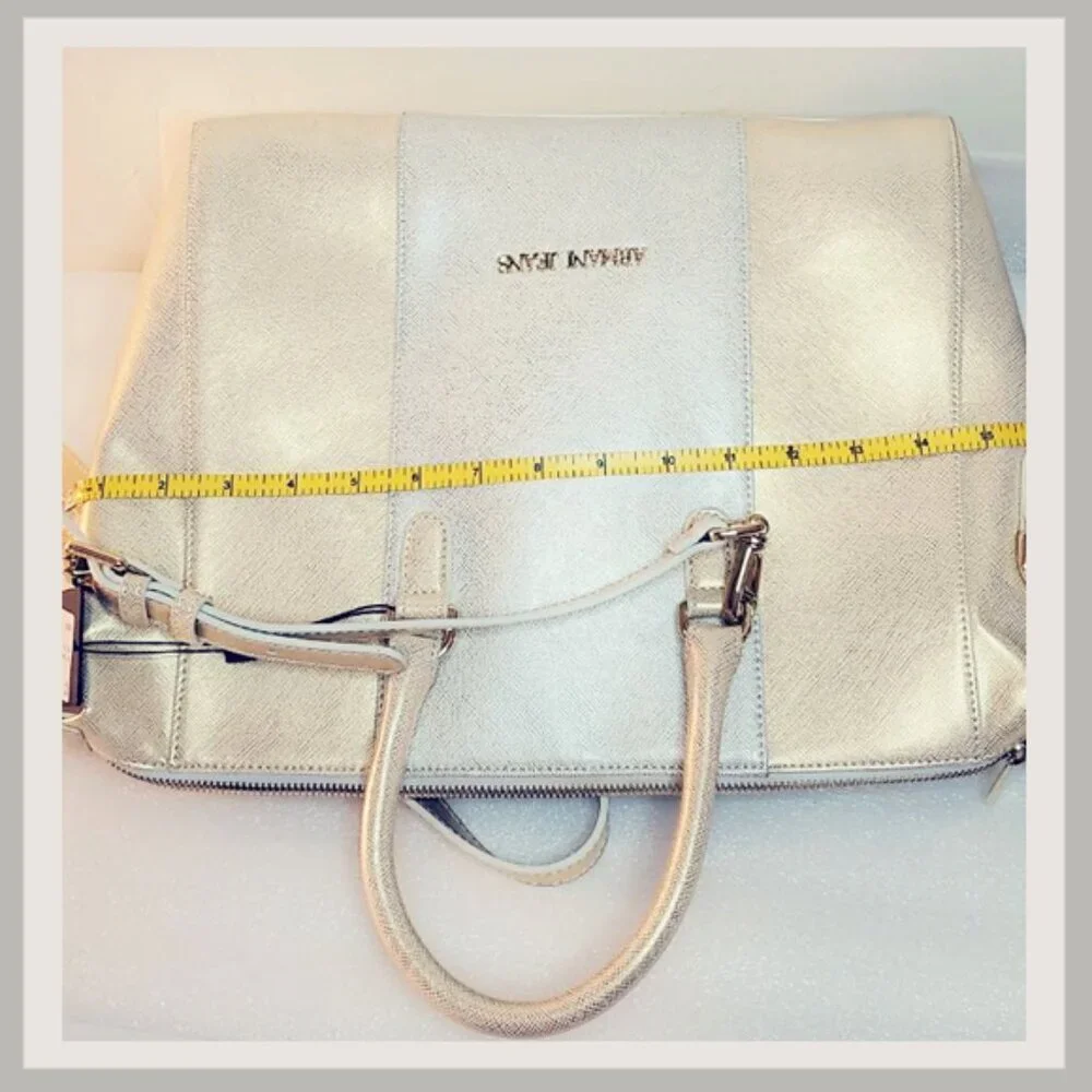 Armani Jeans Gold Tone Purse, Brand new, never used, Tags & Dust Bag - Picture 11 of 14